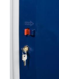 Two self latching & locking doors Maximum safety and security.