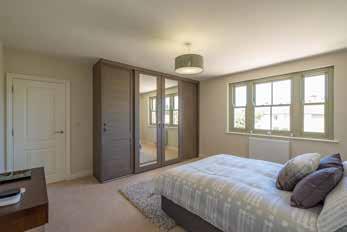Impressive Master Bedroom including fitted wardrobes and dressing unit, sliding glazed doors to Juliet balcony,