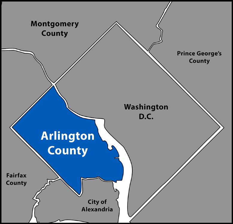Setting the Stage Arlington County Arlington is a 26 sq. mi.