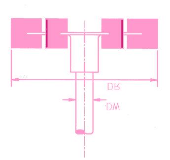 Page 17 Disc and Dissolverdisc ================== The Disc agitating element consists of a round surface with multiple ( usually six ) radially located rectangular blades.