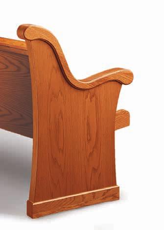 Pew End Styles At Sauder Worship Seating, we understand your desire to create a worship environment that is as unique as the congregation it serves.