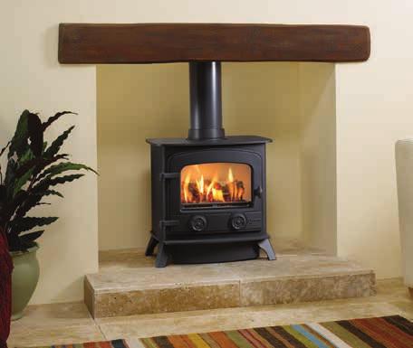 and efficiency. Conventional and balanced flue options Radiant heat to quickly warm your room Highly realistic log-effect fire Manual or remote control options Variable heat output 1.9 3.6kW Up to 84.