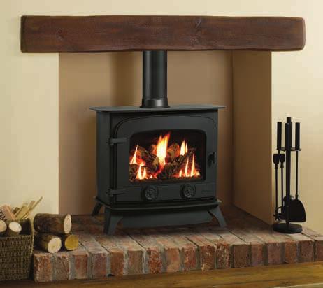 Dartmoor Gas Stoves Yeoman s Dartmoor gas stove not only offers you even more choice but also features a highly realistic log effect.