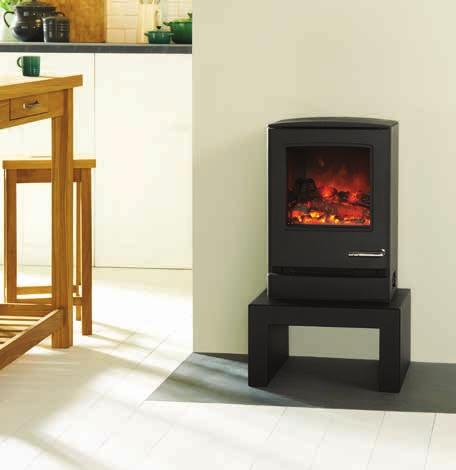 CL3 Electric Stove A wonderful solution for areas that require additional warmth during the colder weather, the smooth, curved lines of the CL3 Electric stove can be enjoyed in all rooms including