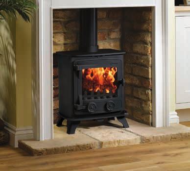 Yeoman Exe multi-fuel double door with low canopy Yeoman Woodburning and Multi-fuel Stoves and Fires Relax in the