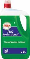 Cleaning Chemicals Catering - Detergent 1 P&G 1 Manual Washing Up Liquid Removes grease up to 33% faster (vs key competitor) Plates washed in P&G Professional repel grease and oil better (vs key
