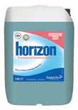 works synergistically with laundry detergent Horizon Light to produce very clean results on coloured and on white fabrics. Enables destaining at low to medium temperatures, which saves energy.