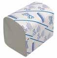 Washroom Folded Tissue 1 8577 Scott Folded Toilet Tissue Folded toilet tissues that are dispensed one at a time so they re touched only by the user, dissolve in cold water so they won t block drains,
