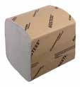 Dispenser: 069011, 065010, 065010B, 069132 Size: 250 Sheet, Case of 36 2 Ply Code: 065258 4 4471 HOSTESS* Folded Toilet Tissue Ideal for busy washrooms in public venues and work environments,