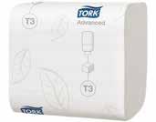 Washroom Folded Tissue 1 Tork Soft Folded Toilet Tissue Hygienic: only touch the sheet you use.