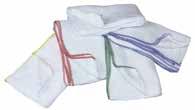 of 10 Code: 001004 2 CleanWorks Stockinette Dishcloth Traditional cleaning cloth with the added benefit of colour coded threaded edge.