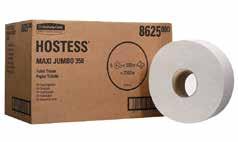 Dispenser: 064034, 064034B Size: 250 Metre, Case of 6, 2 Ply Code: 064014 2 8613 HOSTESS* Toilet Tissue Roll Midi Jumbo Ideal for: busy washrooms in public venues and work environments, especially