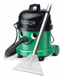 Floorcare Wet & Dry Tub Vacuum Cleaners 1 Numatic George GVE 370 & 3 in 1 Kit The true all in one machine that is totally at home be it in the wet or the dry.