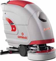 Floorcare Scrubber Dryer 1 Comac Simpla 55B Battery Scrubber Dryer Battery operated pedestrian scrubber dryer with a working width of 22.