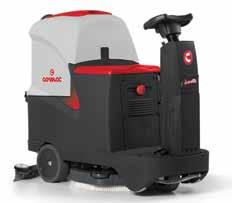 Suitable for areas where small bits of debris are present on the floor, in commercial and retail areas. Has the option of being fitted with the Comac Dosing System.