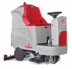 Floorcare Scrubber Dryer 1 Comac Innova 65B Battery Scrubber Dryer Innova 65 is an highly user-friendly scrubbing machine suitable for maintenance cleaning of surfaces up to 6000 sq.