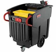 Colour: Green Size: 240 Litre, Each Code: 017902 3 Rubbermaid Wheeled Bin Easy mobility for general refuse collection and material handling. 110 Litre.