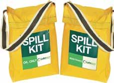 Site Safety Spill Control SPILL KITS A vital requirement for site operations with capacities ranging from 10 1,000 litres. Drain Protection provide the 1st line of defence in a spill situation.