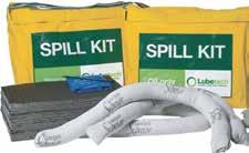 MAINTENANCE Maintenance products are black in colour and will absorb all kinds of industrial liquids including oil based and water based spills.
