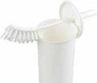 70cm, Each Code: 064129 Dispenser 064129 Washroom Brushes 3 Plastic Toilet Brush & Holder Round, plastic toilet brush and