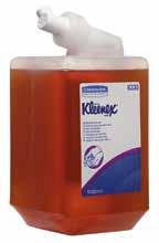 Dispenser: 061696, 061696B, 069125 Size: 1 Litre, Case of 6 Code: 061002 2 6331 KLEENEX Everyday Use Hand Cleanser Liquid hand soap with a subtle fragrance for everyday use.