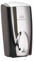 Dispenser:061812 Size: 500ml, Case of 5 Code: 061821 Dispenser 061812 5 Rubbermaid Flex Manual Dispenser New Rubbermaid Flex SkinCare System s revolutionary design