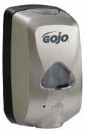 Dispenser: 061230 Size: 1000ml, Case of 8 Code: 061263 5 GOJO Mild Lotion Soap NXT TM NXT TM 1000ML Refill Lotion soap that