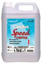 Cleaning Chemicals Floor Care - Carefree 1 Carefree Speed Stripper Powerful fast acting emulsion polish stripper.