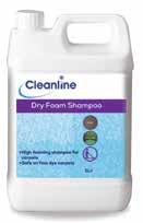 Cleaning Chemicals Carpet Care 1 Cleanline Carpet Extraction Shampoo Specially formulated cleaner suitable for woven and non-woven carpets.