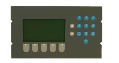 Chapter 2 - MZX Technology 0-9 alpha-numeric phone style keypad Up and down scroll keys Five function keys ODM800 Operator Display Module The ODM800 operator display module provides a powerful and