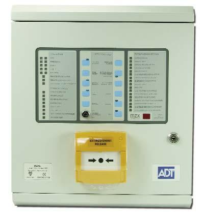 Chapter 3 - Conventional Systems Extinguishing Panels, Repeaters & Accessories MZX-e Extinguishing Control Panel The MZX-e gaseous extinguishant control panel is powerful yet user-friendly and is