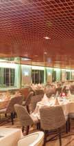 a restaurant with great views to the sea. Makes voyages in the Caribbean throughout the year.