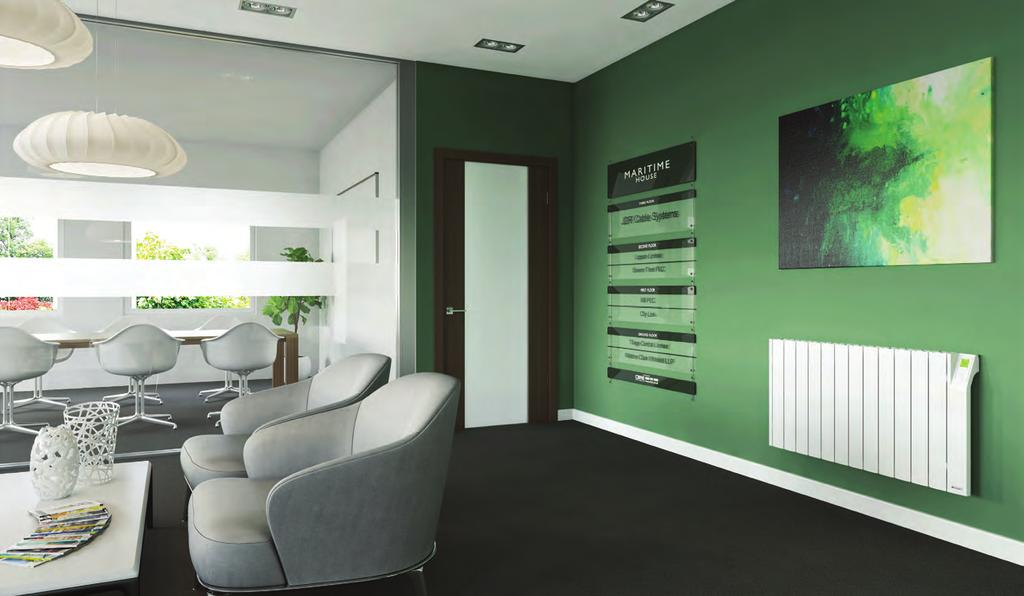 10DOMESTIC HEATING INTELIRAD There s no other electric oil-filled radiator available in the UK today with the same unique intelligence EASE OF USE ADVANCED TOUCH CONTROL SYSTEM Although sophisticated