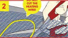 matting Lay out the matting use the guide opposite to aid turning the mat 1 Apply primer if specified by the adhesive