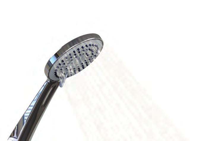 # 53 AQUA PROFILE THERMOSTATIC SHOWERS the ultimate replacement electric shower Complete with High performance shower head, riser rail hose and soap dish, incorporating Temperature Control Device