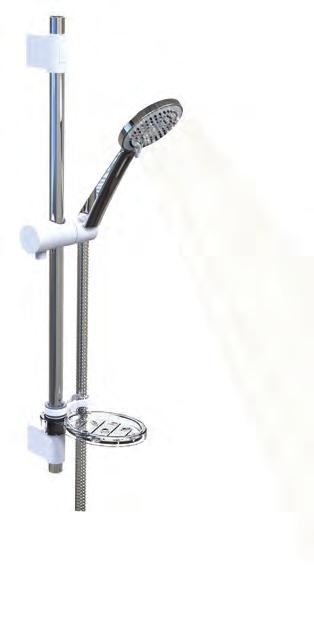 the ultimate replacement electric shower 55 AQUA PROFILE PLUS SHOWERS ENERGY RATED Rub clean high quality chrome multimode handset and adjustable riser rail and soap dish RATING AQP8: 8.5; AQP9: 9.