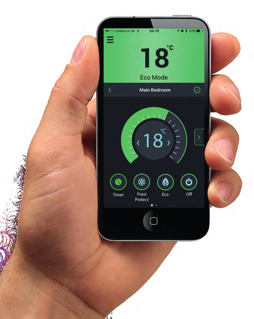 7 INTELIAPP DOMESTIC HEATING INTRODUCING THE INTELIAPP STATE OF THE ART TECHNOLOGIES The new Inteli Range App, or InteliApp, connects via Bluetooth to make use of the most advanced technologies to