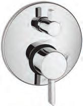 extra functionality of thermostatic. Diverter Controls two shower functions or a tub spout.