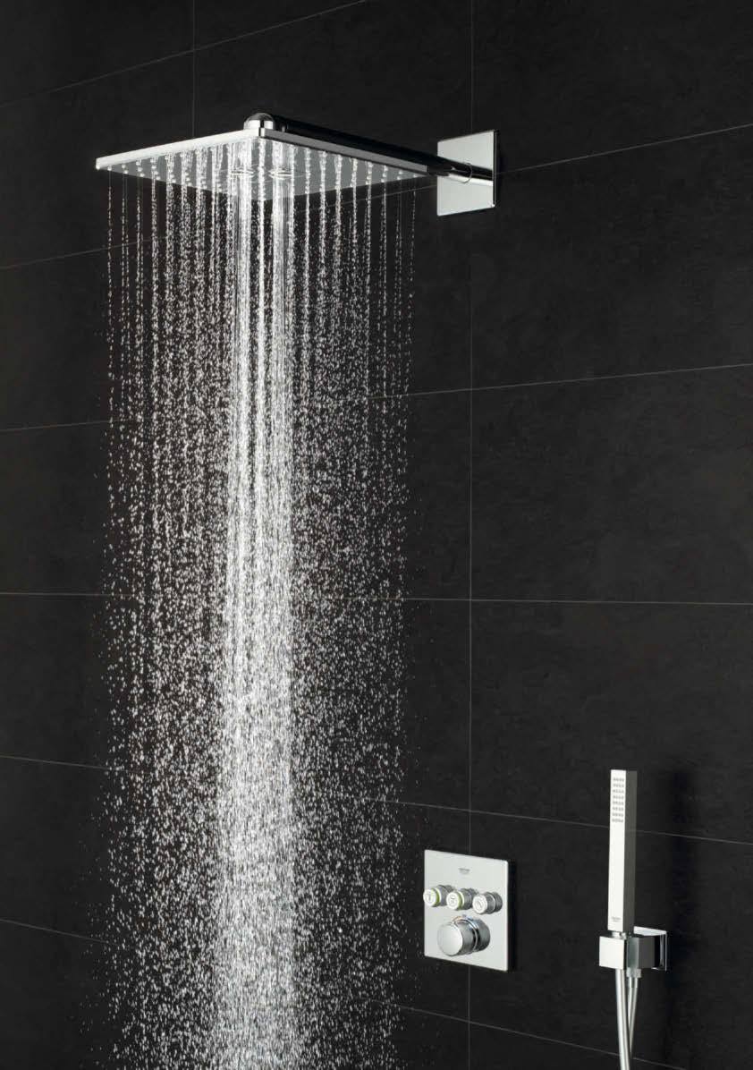 GROHE CONCEALED SHOWERS 34 706 000 Grohtherm SmartControl Perfect Shower Set with Rainshower 310 SmartActive Cube INSPIRATION 22