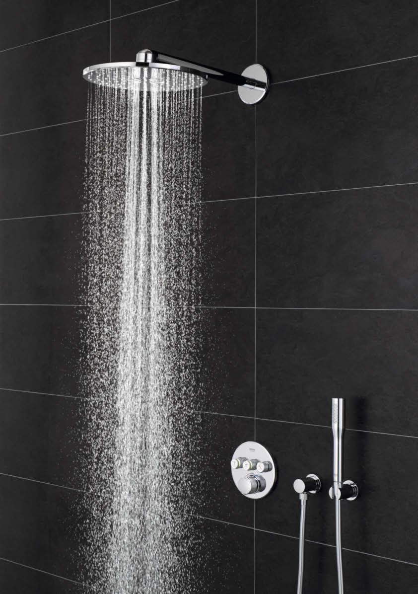 Together with SmartControl Concealed the Rainshower 310 SmartActive offers a perfect match.