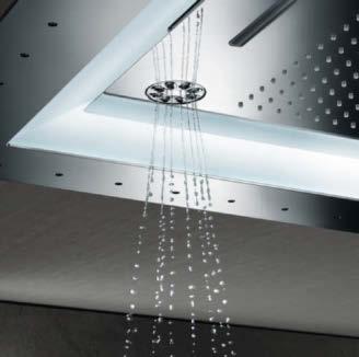 waterfall. AquaCurtain A fascinating play of water that surrounds you with a delicate beaded curtain of water droplets.