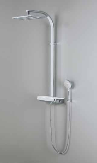 Functions Fixed shower / Shower handset / Side shower Shower