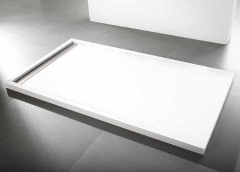 6 BATHROOMS SHOWER TRAY Shower tray RAS KRION STONE shower tray with stainless steel drain Rectangle 00x70x5 cm / 00x80x5 cm / 0x70x5 cm / 0x80x5 cm / 0x90x5 cm