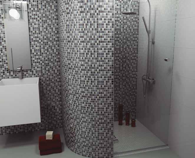 HIGH-PERFORMANCE SOLUTIONS 45 WATERPROOFING SYSTEMS When water is present, there is always risk of leaks. This contingency must be taken into account in the design and creation of all bathrooms.