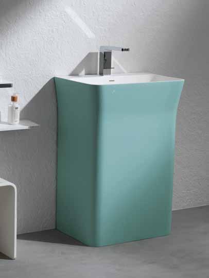 98 BATHROOMS WORK TOPS AND BASINS Basin On Top MODUL KRION Frame with