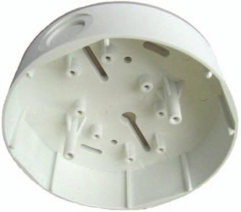 To protect against unauthorized removal, the detector head can be secured with a variable locking. MS 400 The MS 400 Detector Base is the standard detecor base. It has seven terminal screws.