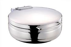 4 L Capacity AG 30040-S Round Chafing Dish Stainless Lid