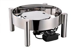 4 L Capacity AG 30340 Buffet Stand - Round 4 L Server 377 x