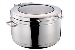 Soup Server Glass Lid 460 x 415 x 255 Stainless Steel