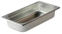 Round Stainless Steel Food Pan 385 x 385 x 65 For 6